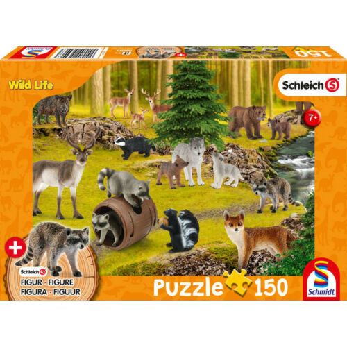 Wild Life - Where the raccoons live puzzle (150db)