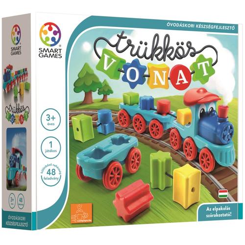 Trükkös vonat logikai játék