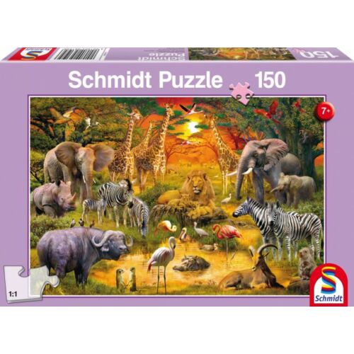 Afrika állatai puzzle