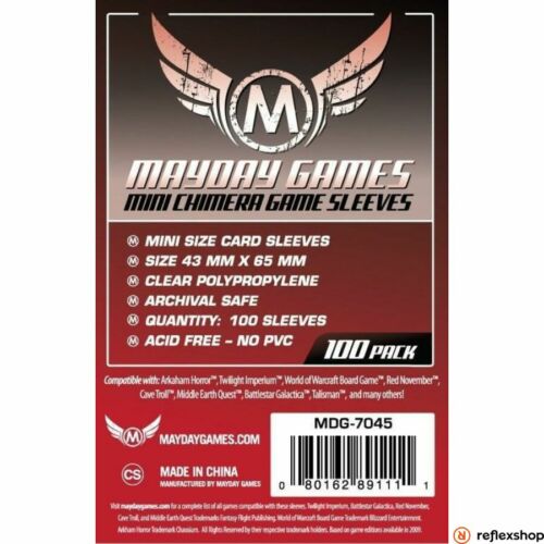 Mayday Games Mini Chimera kártyavédő 43 x 65 mm (100 db-os csomag)